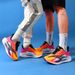 Couple Sneakers Men's Shoes Shock Absorption Flying Weaving Breathable Lightweight Air Cushion Popcorn Youth Running Shoes_vogvips.com