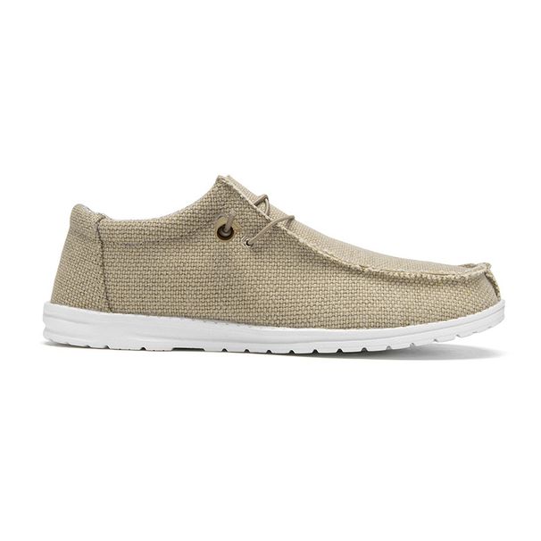 Plus-size canvas casual shoes Men's loafers Cloth shoes Fisherman shoes_vogvips.com