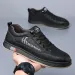 Trendy Men's Casual Shoes Simple Men's Retro Genuine Leather Shoes Elegant Formal Commuter Work Shoes Free Delivery Loafers_vogvips.com