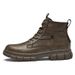 Martin Boots Men's High-top Boots Hand-scratched Tooling Shoes Young And Young Retro Casual Leather Boots Men_vogvips.com