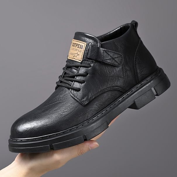 European Warm Series 2025 Autumn New Martin Versatile British Style Casual Ankle Men's Trendy Genuine Leather Cowhide Boots_vogvips.com