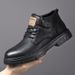 European Warm Series 2025 Autumn New Martin Versatile British Style Casual Ankle Men's Trendy Genuine Leather Cowhide Boots_vogvips.com
