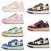 New Niche Denim Blue Star Unisex Couple Height Increasing Casual Versatile National Trend Shoes Sports Sneakers_vogvips.com