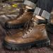 European Warm Series German Camel Dynamic Martin 2025 Autumn Winter New Men's Shoes British Style Snow Boots For Men_vogvips.com