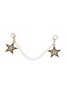 Grunge Single-pack Punk-style Unique Five-pointed Star Pendant Shoe Chain, Suitable For Casual Shoes, Sneakers, Canvas Shoes, Boots, DIY Shoe Decoration, Detachable And Reusable, Boot Ornament._vogvips.com