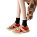 Spring Autumn Shoes Are Breathable, Lightweight, Thick-soled, Color-blocked Women's Casual Shoes, Simple And Stylish,_vogvips.com