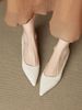 Elegant French Retro Pointed-Toe Pumps - Soft Leather Low Heel Women's Dress Shoes For All Seasons (Black/Brown/Cream/Burgundy)_vogvips.com