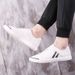 Casual Single Shoes Men's Board Shoes Men's Shoes Breathable White Leather Shoes_vogvips.com