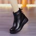 New Autumn-winter Thick And Warm Cotton Boots With Adjustable Laces And Padded Interior - Perfect For All Occasions - Women's Boots_vogvips.com