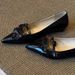Soft Lambskin Genuine Leather Single Shoes For Women, Flat Bottomed, Pointed Toe, Small Wedge Heels, Temperament, Versatile Bowknot Shoes_vogvips.com