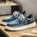Summer Washed Casual Canvas Shoes, 2026 New Men’s Shoes With Soft Soles—comfortable, Non-slip Dad Shoes, Slip-on Loafers._vogvips.com