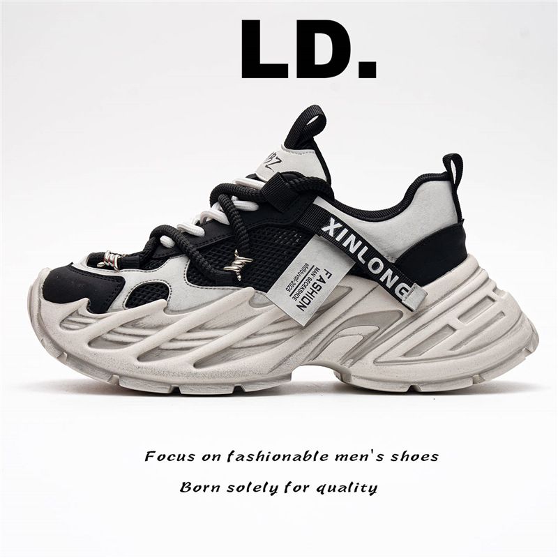 2026 Spring/Summer Hot-Selling Men's Dad Shoes, Summer Breathable Mesh Trendy FashiNew Thick-Soled Sneakers_vogvips.com