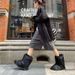Women Faux Fur Boots Winter Fluffy Plush Warm Mid Calf Snow Boots Luxury Fashion Furry Boots Comfortable Outdoor Flat Shoes_vogvips.com