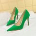 3391-10 Fashionable And Sexy Nightclub Slimming Super Heel Women's Shoes Thin Heels, Shallow Mouth Pointed Toe, Simple_vogvips.com
