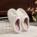 Bowknot Christmas Tree Cotton Autumn Winter Warm Home Non-slip Furry Slippers New_vogvips.com
