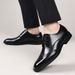 Euro Step New Men's Genuine Leather Business Formal Brogue Carved Cowhide Breathable British Wedding Shoes_vogvips.com