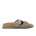 Women's Fashion Buckle Suede Sandals Summer Outdoor Casual Thick Soled Height Increasing Slippers_vogvips.com