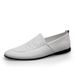 Men's Round Head Foot Non-slip Single Shoes Men's Casual Cortex Embossed Men's Shoes_vogvips.com