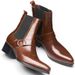 European Warm Series Direct Sale Autumn Winter Fashion British Style Men's Martin Business Workplace Expert Pointed Toe Cowhide Boots_vogvips.com