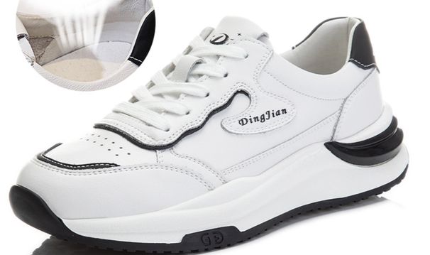 Genuine Leather Forrest Gump Shoes For Women 2025 Spring New Women's Running Sports Shoes For Women Casual Versatile Thick Soled Wenzhou Women's Shoes_vogvips.com
