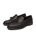 New Fashion Men's Brown Business Casual Loafer Shoes Daily Office Black Buckle Monk Men's Shoes One Foot Cover Banquet Dress Wedding Leather Shoes_vogvips.com