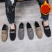 SHLIANG Velvet Men's Slip-On Flat Bottom Fashion Casual Shoes Breathable Comfortable Insole Large Size Loafers Durable Seams X0025_vogvips.com