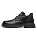 European Warm Series Socks Mouth Genuine Martin Boots Fleece-Lined Low-Mid Top Small Leather Business Casual Big Head Men's Shoes_vogvips.com