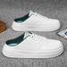 Casual Men's Summer, Breathable And Lightweight, Sporty Casual Slip-on Flat Shoes, Thick-soled Height-increasing Trendy_vogvips.com