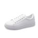 2024 New Women Sneakers Fashion Breathble Vulcanized Pu Leather Platform White Lace Up Casual Shoes Zapatos Mujer_vogvips.com