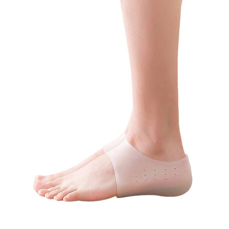 Invisible Insole Women's Super Soft Silicone Physical Bionic Foot Socks Increase Half Pad Male 5cm_vogvips.com