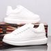 Men's Genuine Leather High Top Sneakers Breathable Lightweight Casual Sports Shoes Classic Autumn Winter Trainers Red White Black_vogvips.com