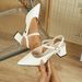 New Elegant Women's High-heeled Shoes, With Adjustable Ankle Straps, Chunky Heel Design, Suitable For Holiday Parties_vogvips.com