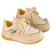 2025 Spring And Autumn New Style Lemon Yellow Fashionable Thick-Soled Sneakers High-Value Sports Versatile Casual White_vogvips.com