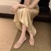 Women's Mesh Rhinestone Chunky Heel Sandals Crystal Slippers for Evening Wear Summer Outerwear Limited Edition_vogvips.com
