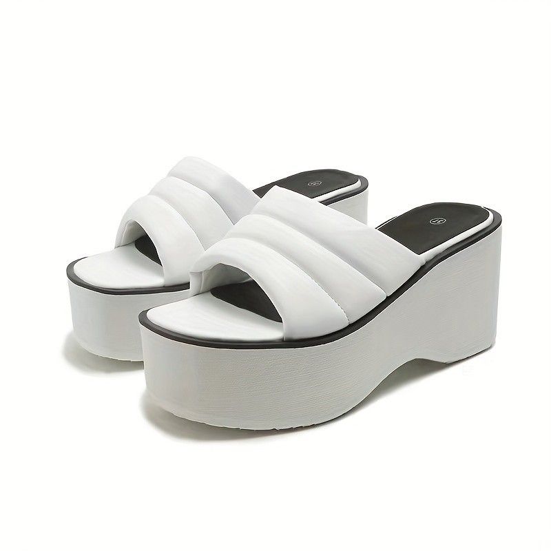 Plus Size Platform Wedge Sandals Open Toe Thick Sole Women's Summer New Arrival Shoes_vogvips.com
