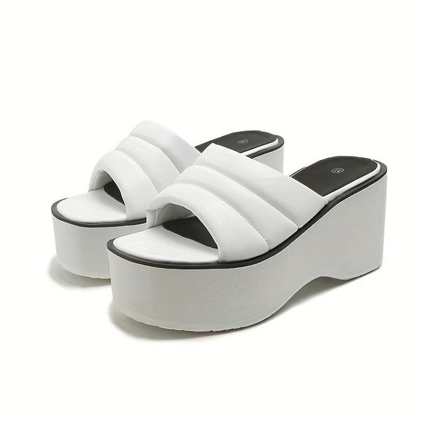 Plus Size Platform Wedge Sandals Open Toe Thick Sole Women's Summer New Arrival Shoes_vogvips.com