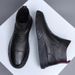 European Warm Series Men's Shoes With Fleece Lining, Genuine Soft High-top Martin Boots, New Winter Fleece-lined Thickened Warm Leather_vogvips.com