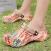 Hole Shoes Men's And Women's EVA Soft Sole Large Size 47 Hole Shoes Camouflage Printed Bag Head Beach Shoes_vogvips.com