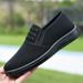 Men Slip On Breathable Canvas Casual Shoes Non-Slip Lightweight Walking Loafers_vogvips.com