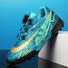 New children's soccer shoes short broken nails tf boys primary school girls rotary buckle breathable game training shoes_vogvips.com