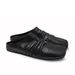 Sheepskin Version ~ New Niche Two-Way Shoes Square Toe Closed-Toe Half Slippers Women's Outdoor Wrinkled Black Loafers_vogvips.com