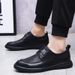 Casual With Soft Soles, Men's Fashionable Business Shoes, Versatile New Spring Models, Breathable Formal Leather Shoes_vogvips.com