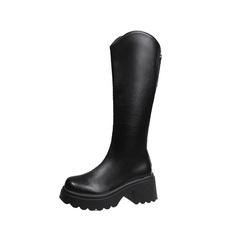 2026 Elatic Slim For Petite Women, Long Boot, Autumn Winter New Fahion Veratile V-Haped Caual Slimming Martin_vogvips.com
