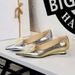 Women's Shoes Pointed Toe Wedge Heel Versatile Low Cut Fashion Bow Beaded Flower Low Heel Elegant Single Shoes For Women_vogvips.com