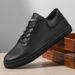 Summer New Style plus Size Men's Sneakers Korean Casual Sports Trendy White Single Shoes for Students_vogvips.com
