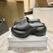 26ss Summer Cross New Flower High Heel Platform Thick Sole One-Strap Sandals For Women Beach Outdoor Non-Slip Slippers_vogvips.com