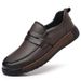 Men's Shoes Spring New Casual Soft Sole Driving Loafers Men's British Style Slip On Casual Leather Shoes_vogvips.com