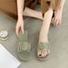 Fashionable Trendy Transparent Slippers, European And American Style, Korean Version, Casual, Comfortable, Versatile,_vogvips.com