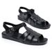 Men's Shoes Men's Sandals Summer Outdoor Fashion Flat Heel Soft Bottom Retro Old Fashioned 80s Nostalgic Youth Beach Sandals Trend_vogvips.com