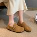 B2002-2 For Women Full Coverage Flat Thick Sole Wide Fat Feet Large Size Women's Shoes Casual Fashion_vogvips.com